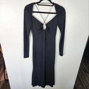 Jason Wu Engracia Midi Dress Black Size XS